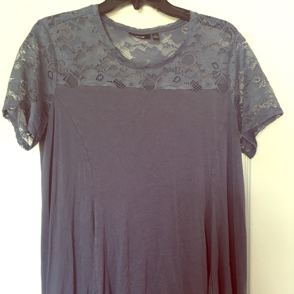 Dark blue lace shirt - Picture 1 of 1
